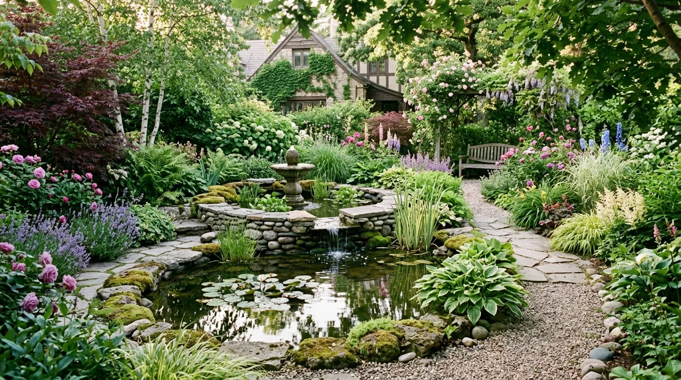 Layered Garden Backyard Design